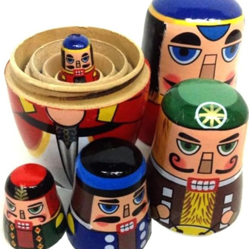 Nutcracker Figurine - Muñecas anidadas de Cascanueces rusos de