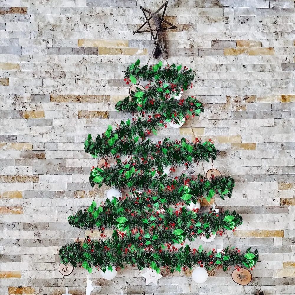 Guirnalda navideña reutilizabl - Tinsel Garland Decoration reseña y precio