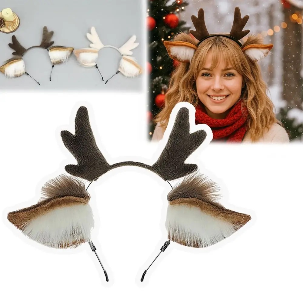 Diadema con orejas de ciervo y - Reindeer Antlers Headband reseña y precio