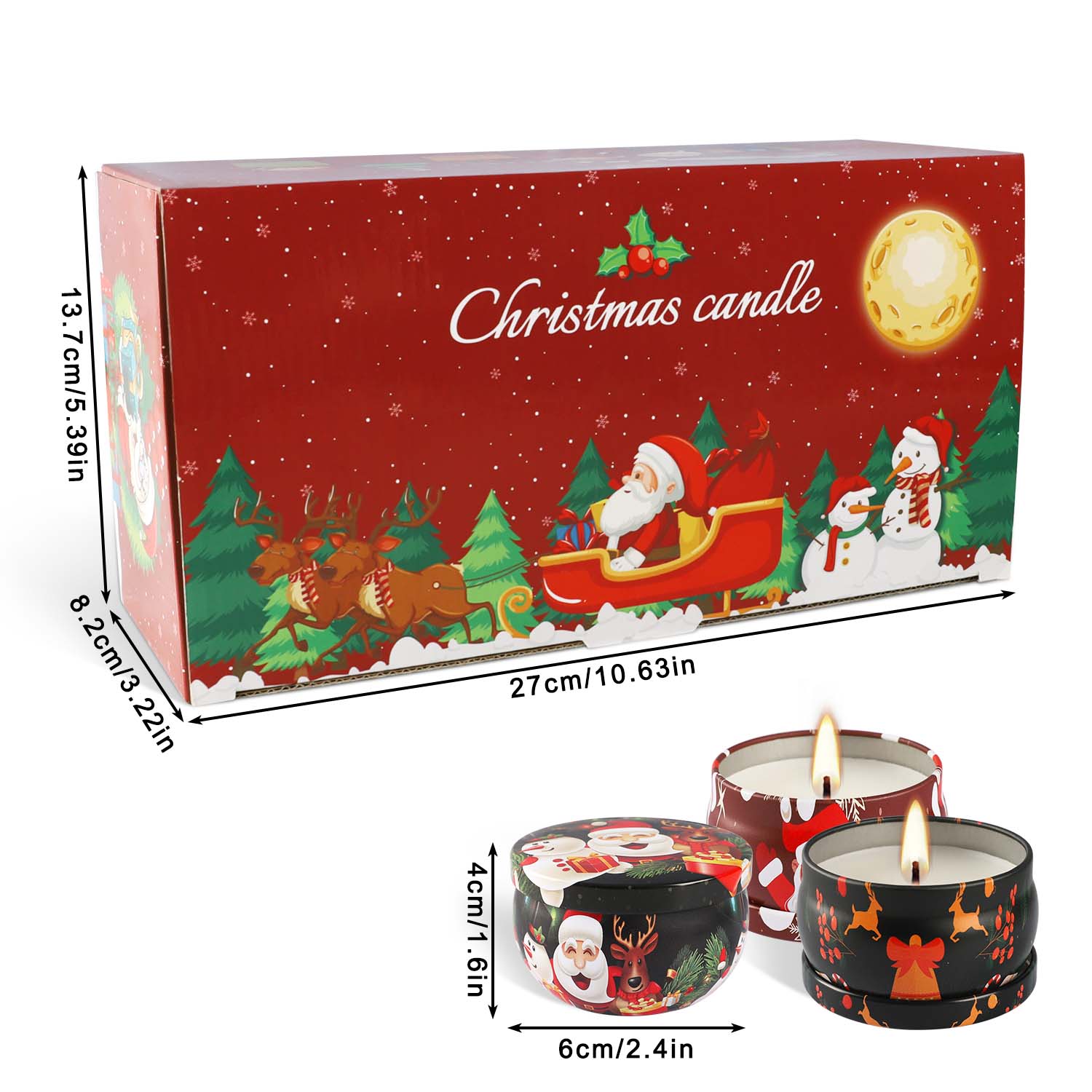 Juego de velas perfumadas navi - Holiday Candle Set reseña y precio
