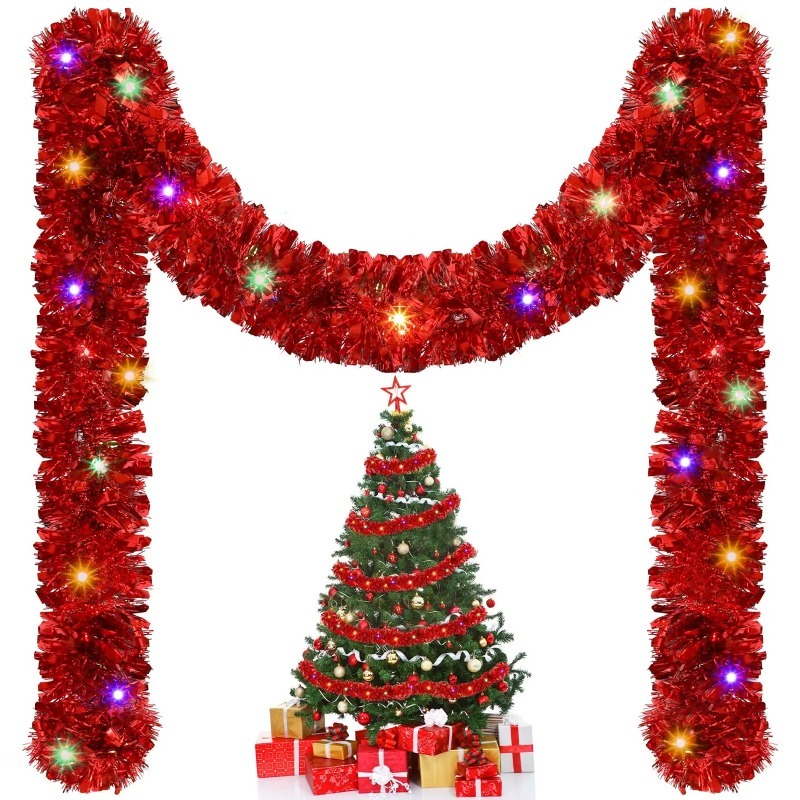 Guirnalda de Espumillón Navide - Tinsel Garland Decoration reseña y precio