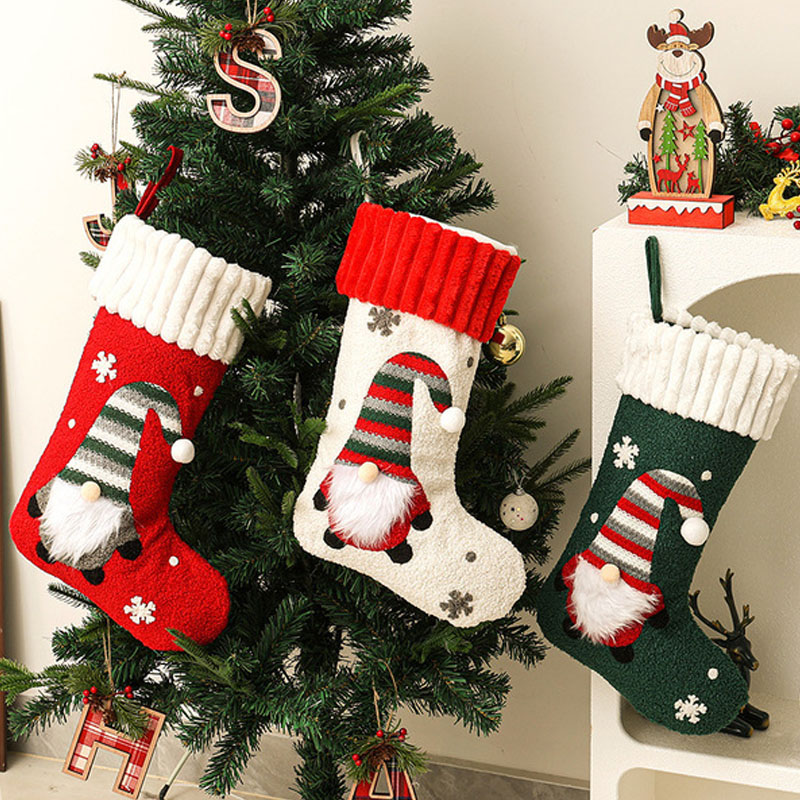 Nuevo Adorno de Calcetín Navid - Christmas Stocking Hanging reseña y precio