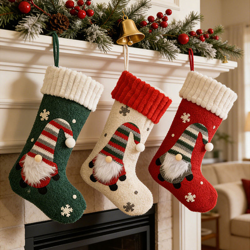 Nuevo Adorno de Calcetín Navid - Christmas Stocking Hanging reseña y precio