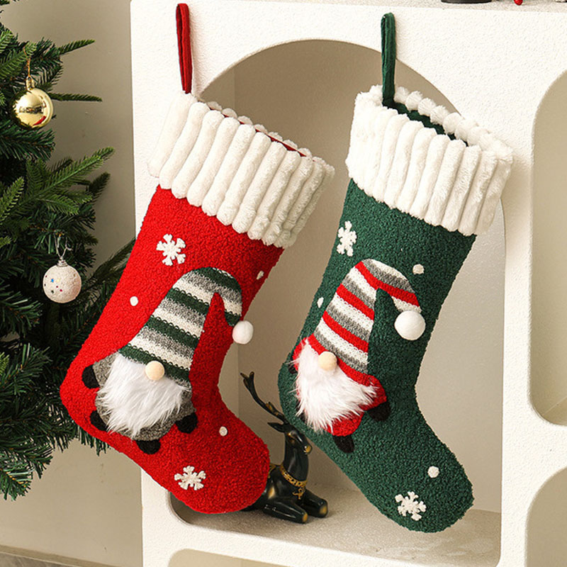 Nuevo Adorno de Calcetín Navid - Christmas Stocking Hanging reseña y precio